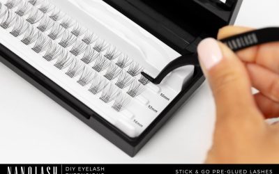 nanolash Umelé klastrové mihalnice Pre-Glued